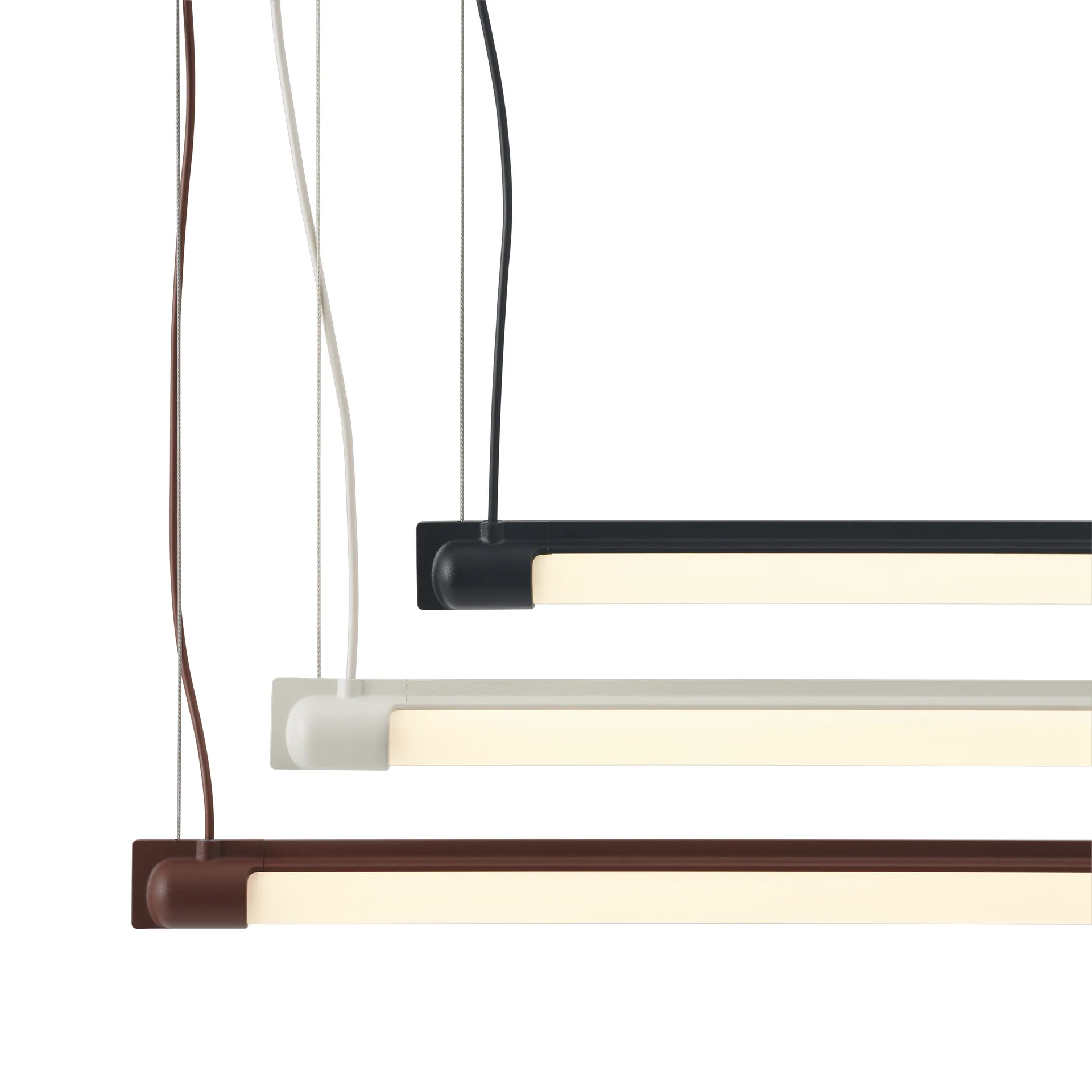 Fine Suspension Lamp 90 cm, Deep Red Muuto