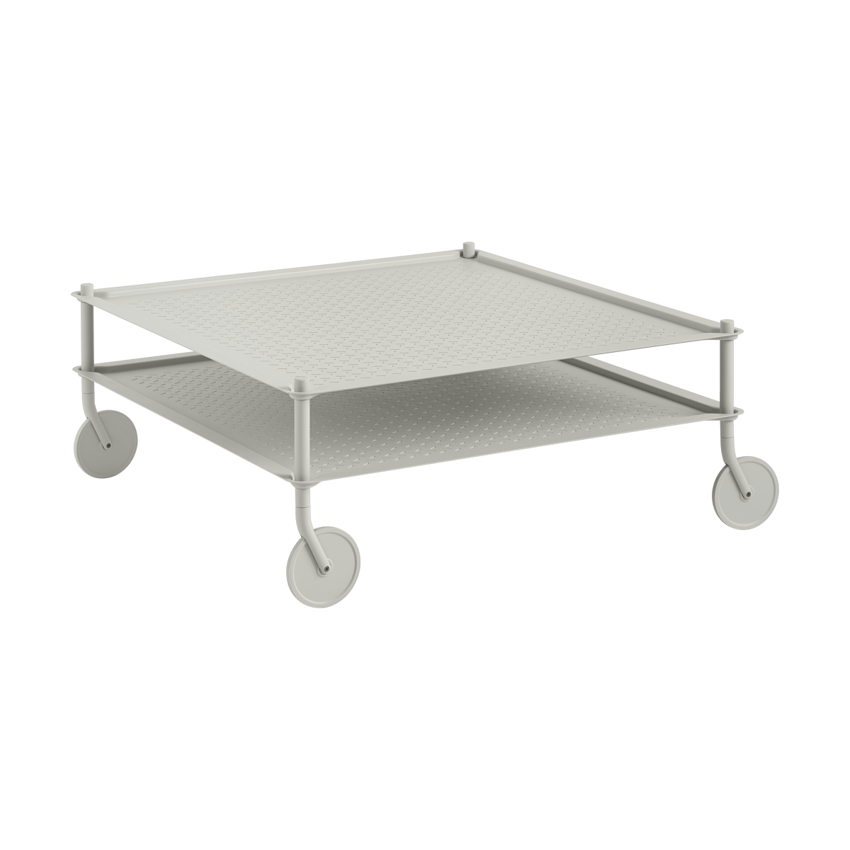 Muuto Flow sohvapöytä 95x95 cm Grey | Skandinaavinen Sisustus | Puutarhapöydät | Harmaa