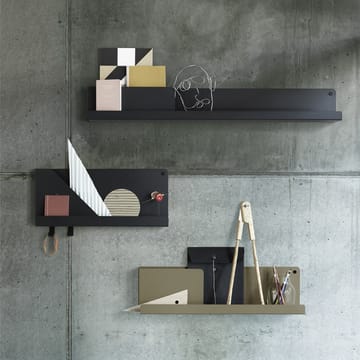 Folded hylly 29,5 x 40 cm - Black - Muuto