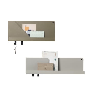 Folded hylly pieni - olive - Muuto