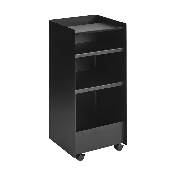 Folded Trolley rullavaunu avoin - Black, 37,4x38,7x37,2 cm - Muuto