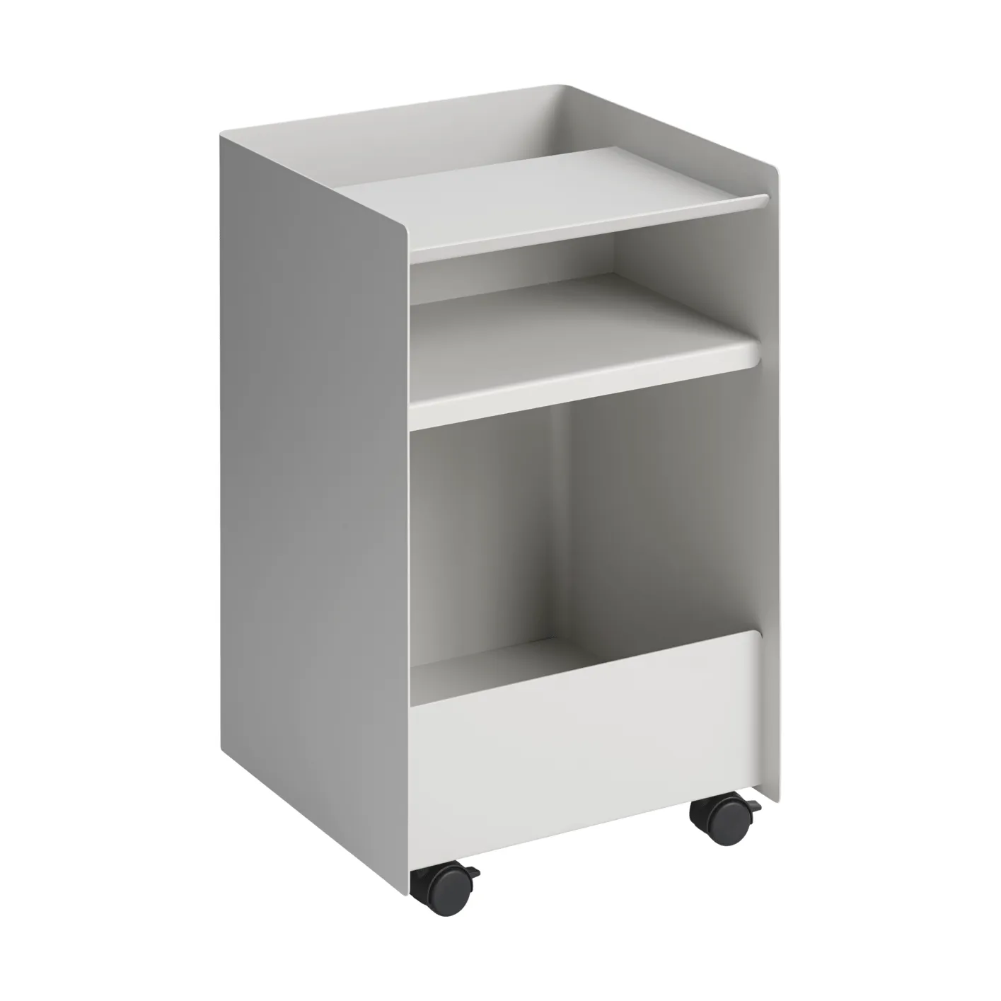 Folded Trolley rullavaunu avoin, Grey 37,4x61,5x37,2 cm Muuto