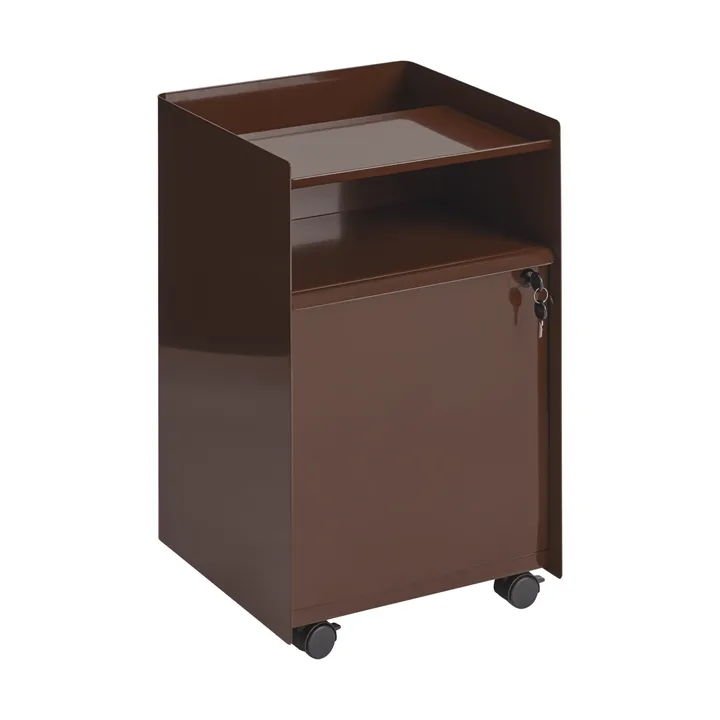 Folded Trolley rullavaunu kaapilla - Tummanpunainen - Muuto