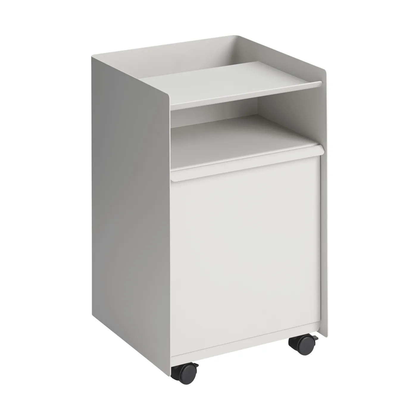 Folded Trolley rullavaunu laatikolla, Grey Muuto