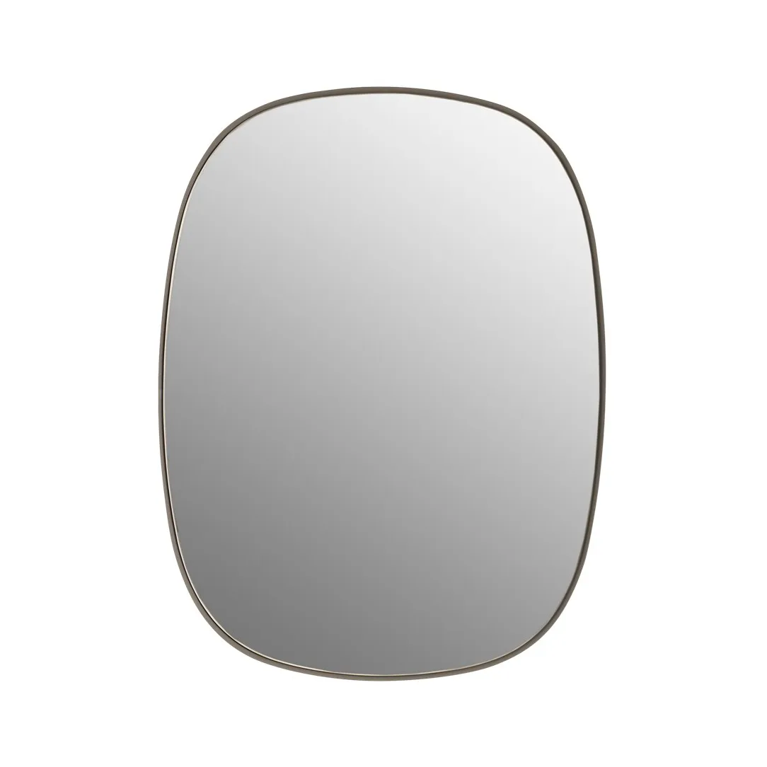 Framed peili, Taupe-clear, 59x44 cm Muuto