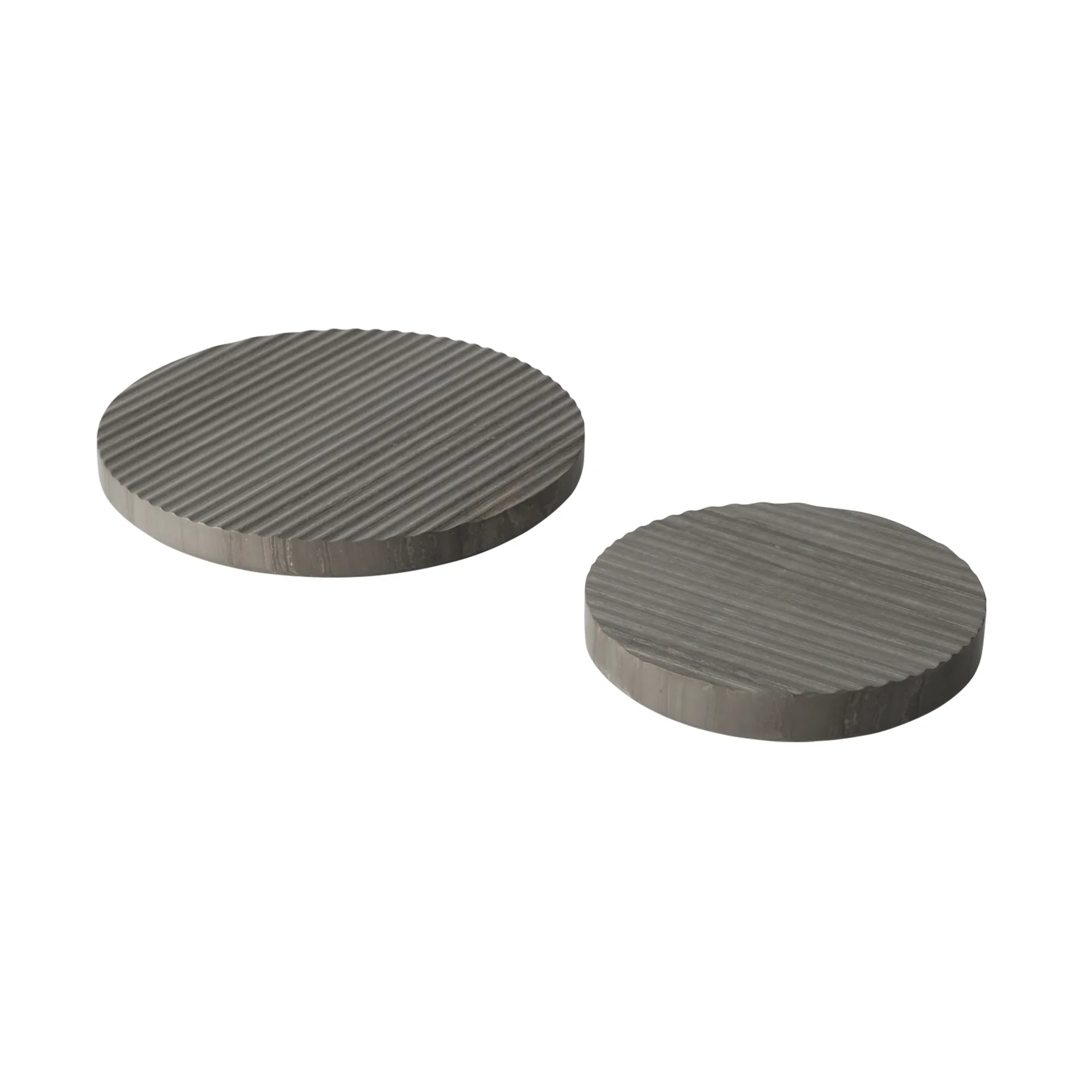 Groove pannunalunen marmori, harmaa iso Muuto