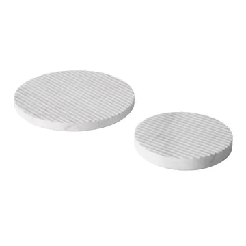 Groove pannunalunen marmori - valkoinen pieni - Muuto