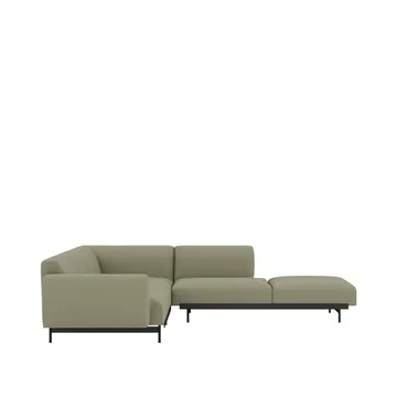 In Situ Config 3 -kulmasohva - Clay 15-Configuration 3-Black - Muuto