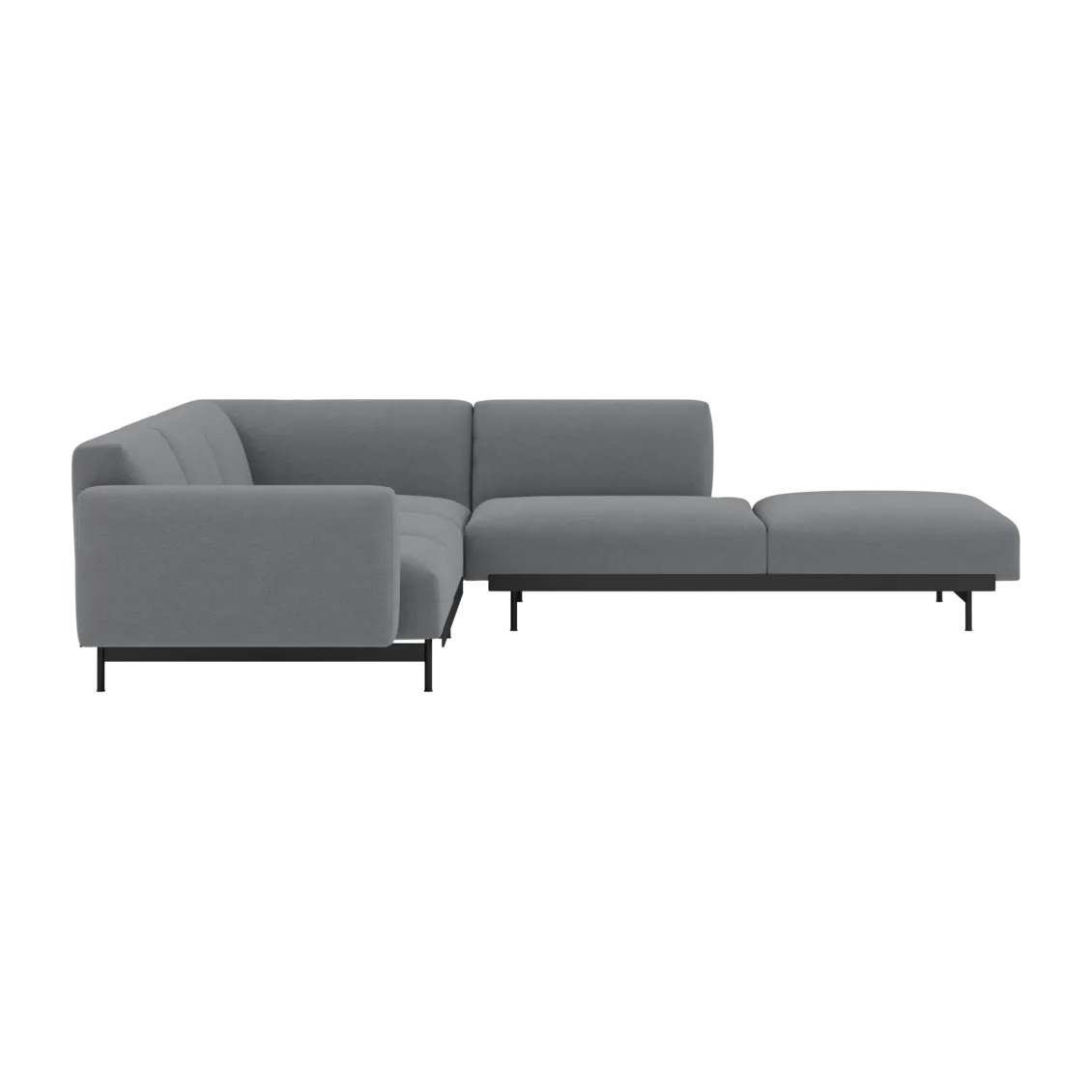 In Situ Config 3 -kulmasohva, Frame & Module Ocean 80-black Muuto