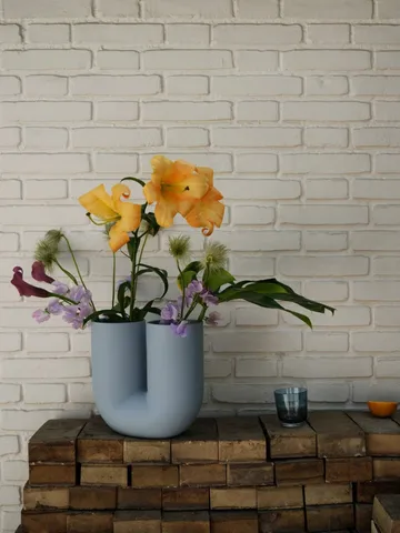 Kink maljakko 26 cm - Vaaleansininen - Muuto