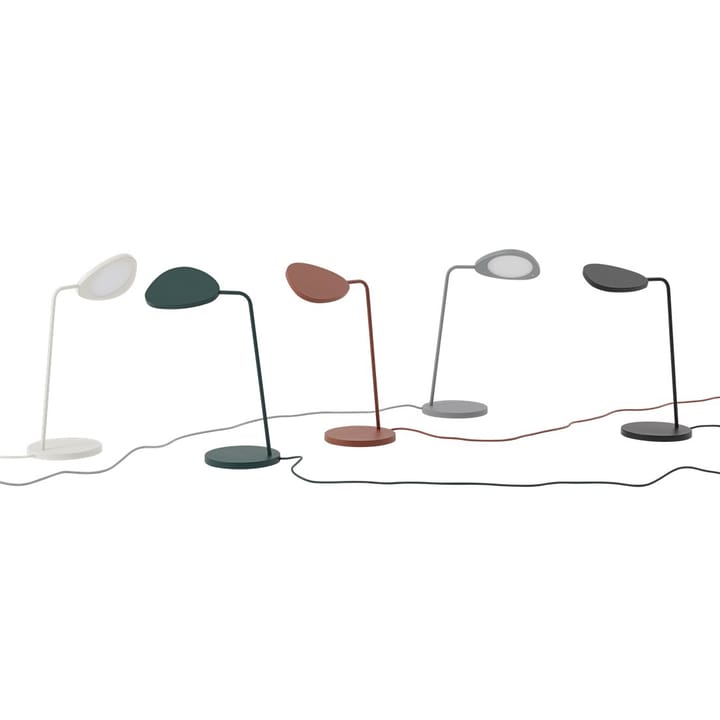 Leaf pöytälamppu valkoinen, Copper brown Muuto