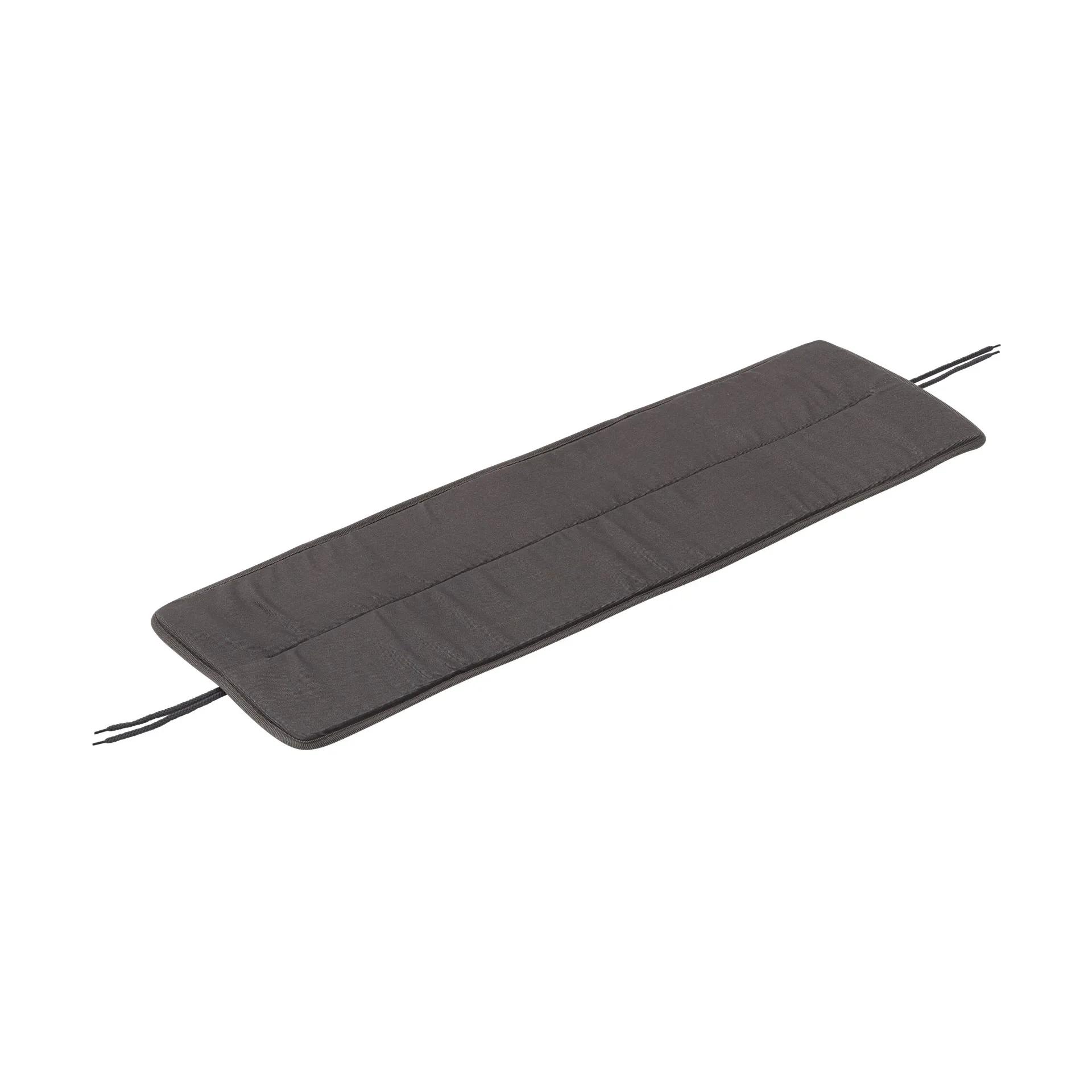 Linear steel bench pehmuste 110x32,5 cm, Dark grey Muuto