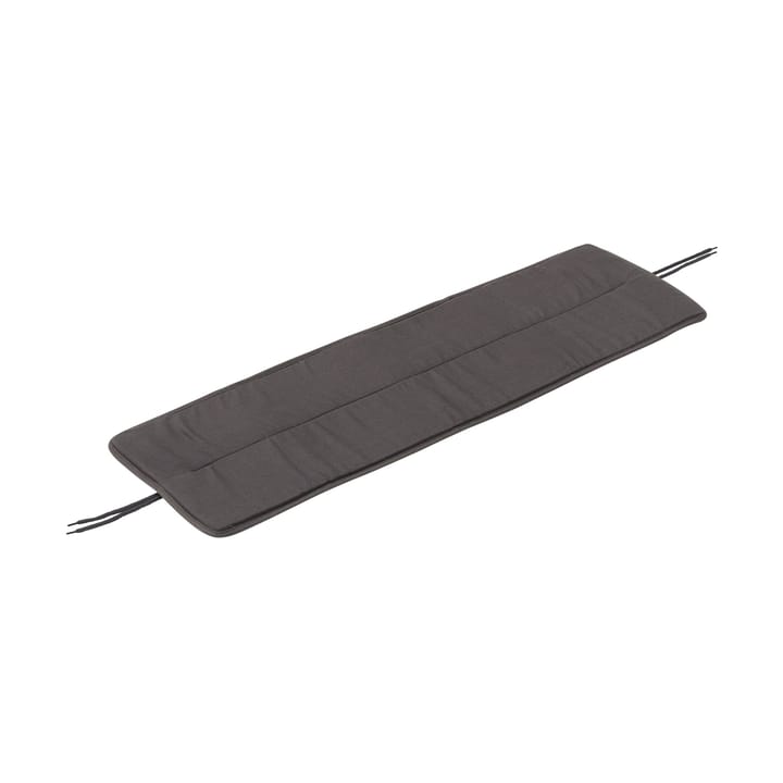 Linear steel bench pehmuste 110x32,5 cm - Dark grey - Muuto
