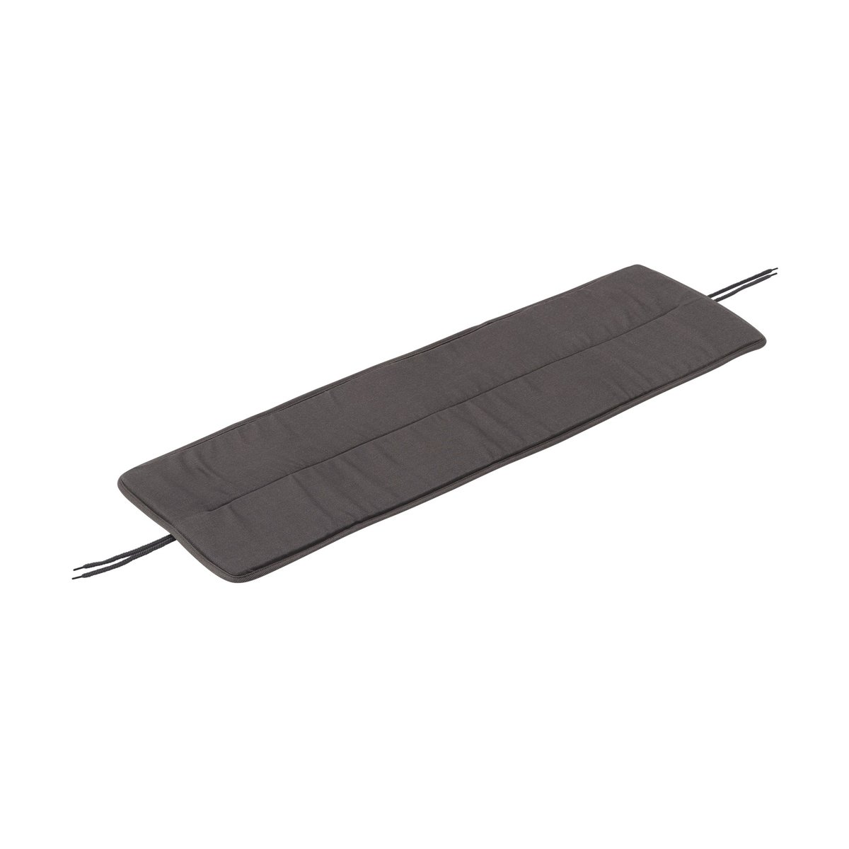 Muuto Linear steel bench pehmuste 110x32,5 cm Dark grey