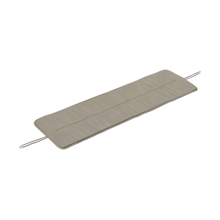 Linear steel bench pehmuste 110x32,5 cm - Light grey - Muuto