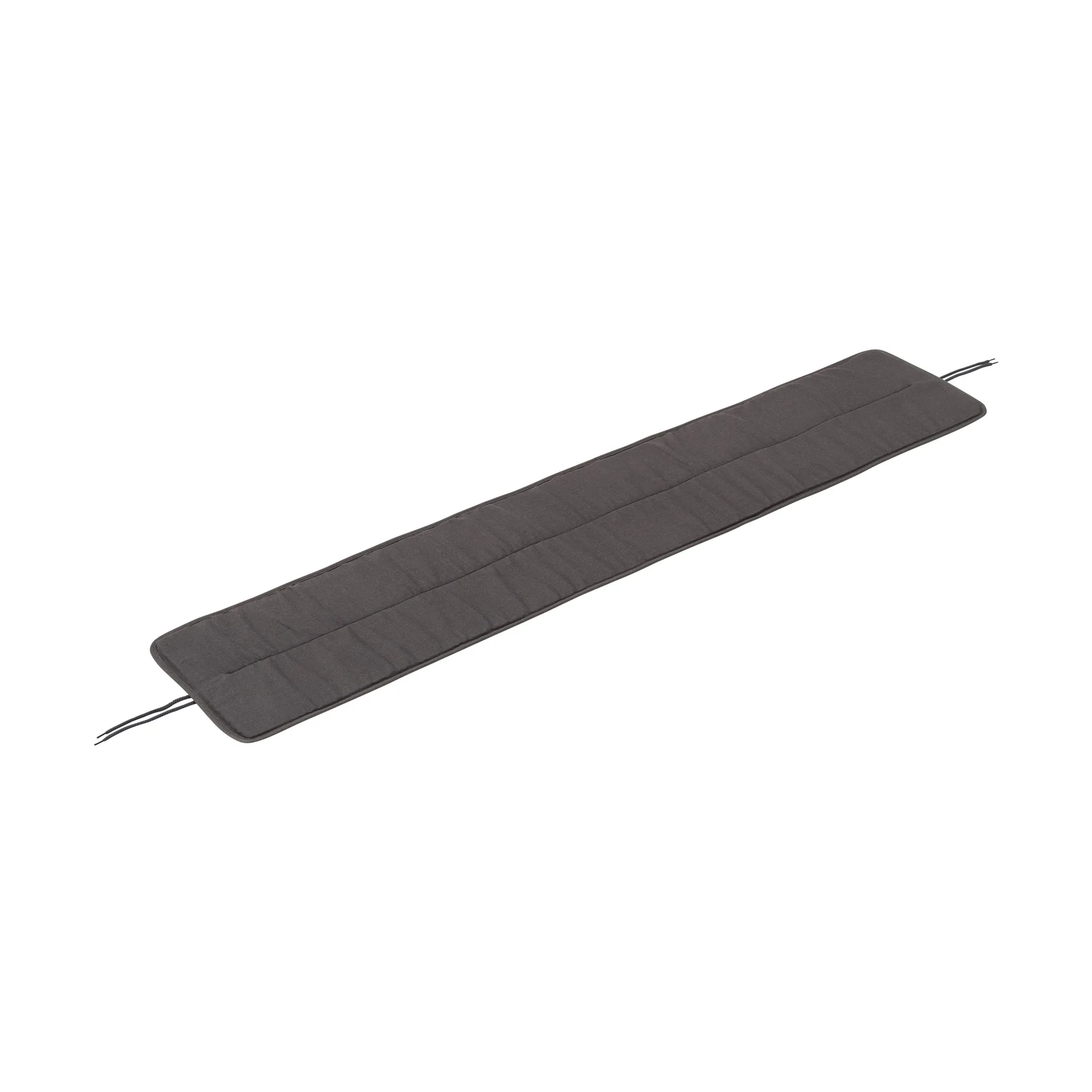 Linear steel bench pehmuste 170x32,5 cm, Dark grey Muuto