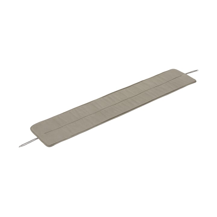 Linear steel bench pehmuste 170x32,5 cm - Light grey - Muuto