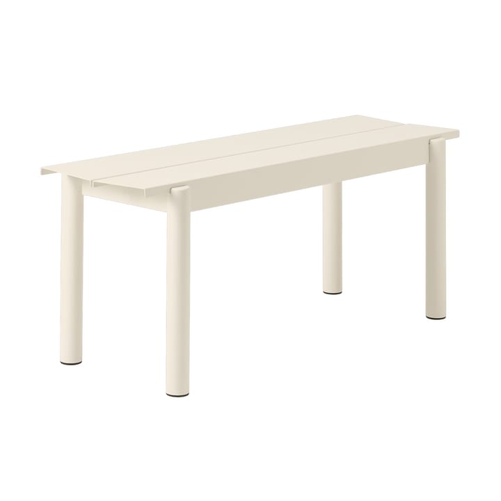 Linear steel bench -penkki 110 x 34 cm - Valkoinen - Muuto