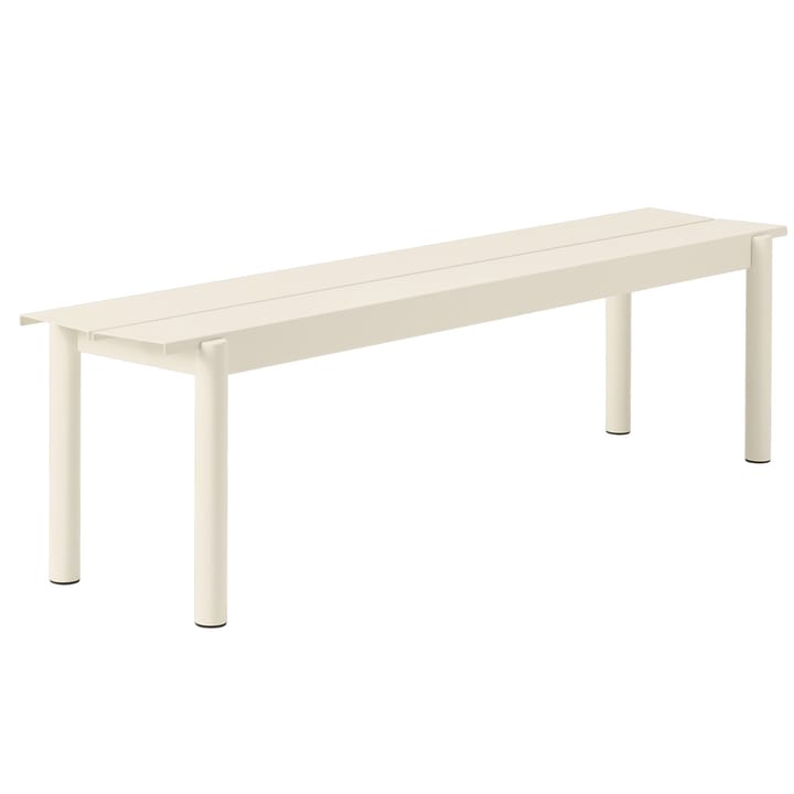 Linear steel bench -penkki 170 x 34 cm - Valkoinen - Muuto