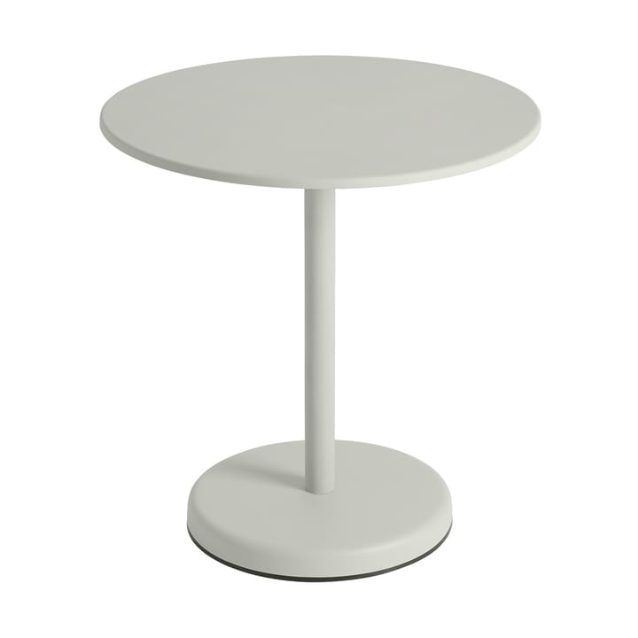 Linear steel café table V2 pöytä Ø70 cm Grey - undefined - Muuto
