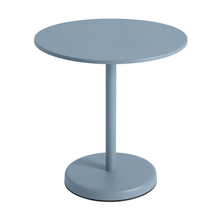Linear steel café table V2 pöytä Ø70 cm Pale blue - undefined - Muuto