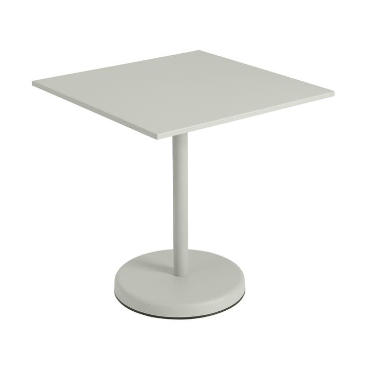 Linear steel café table V2 pöytä 70x70 cm Grey - undefined - Muuto