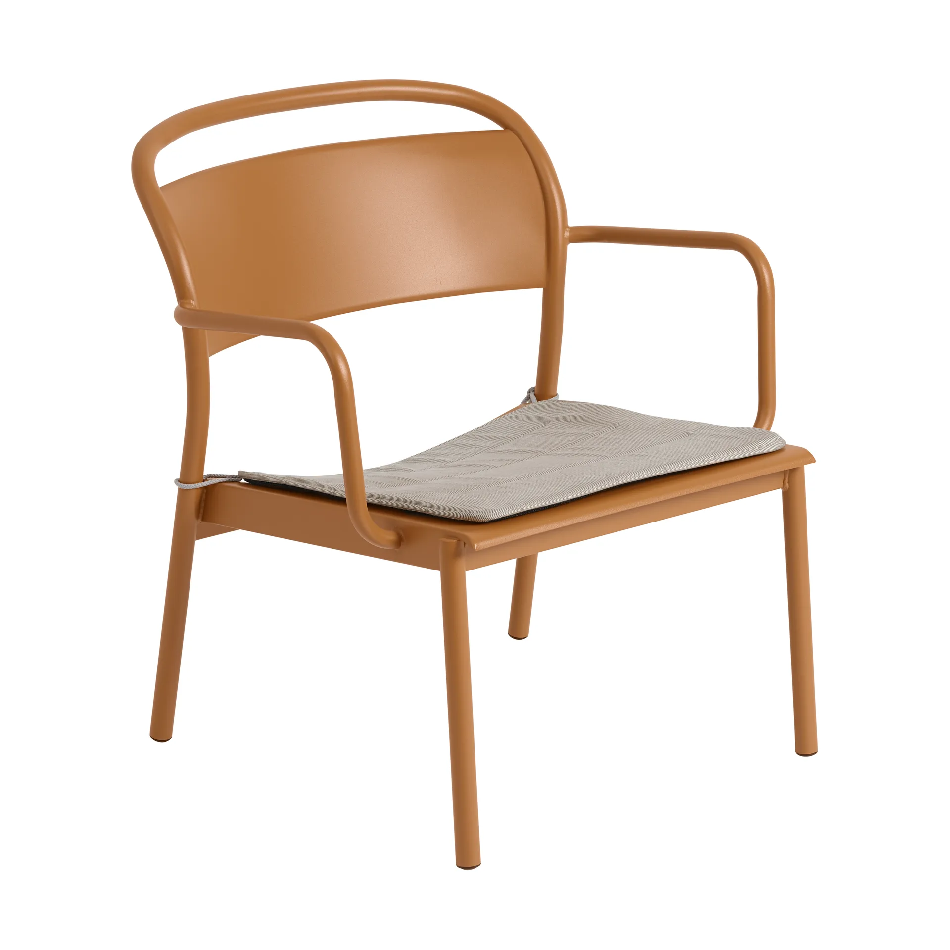 Linear Steel nojatuoli, Poltettu oranssi Muuto