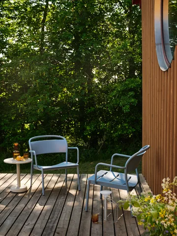 Linear Steel nojatuoli - Vaalea sininen - Muuto