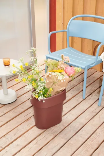 Linear Steel nojatuoli - Vaalea sininen - Muuto