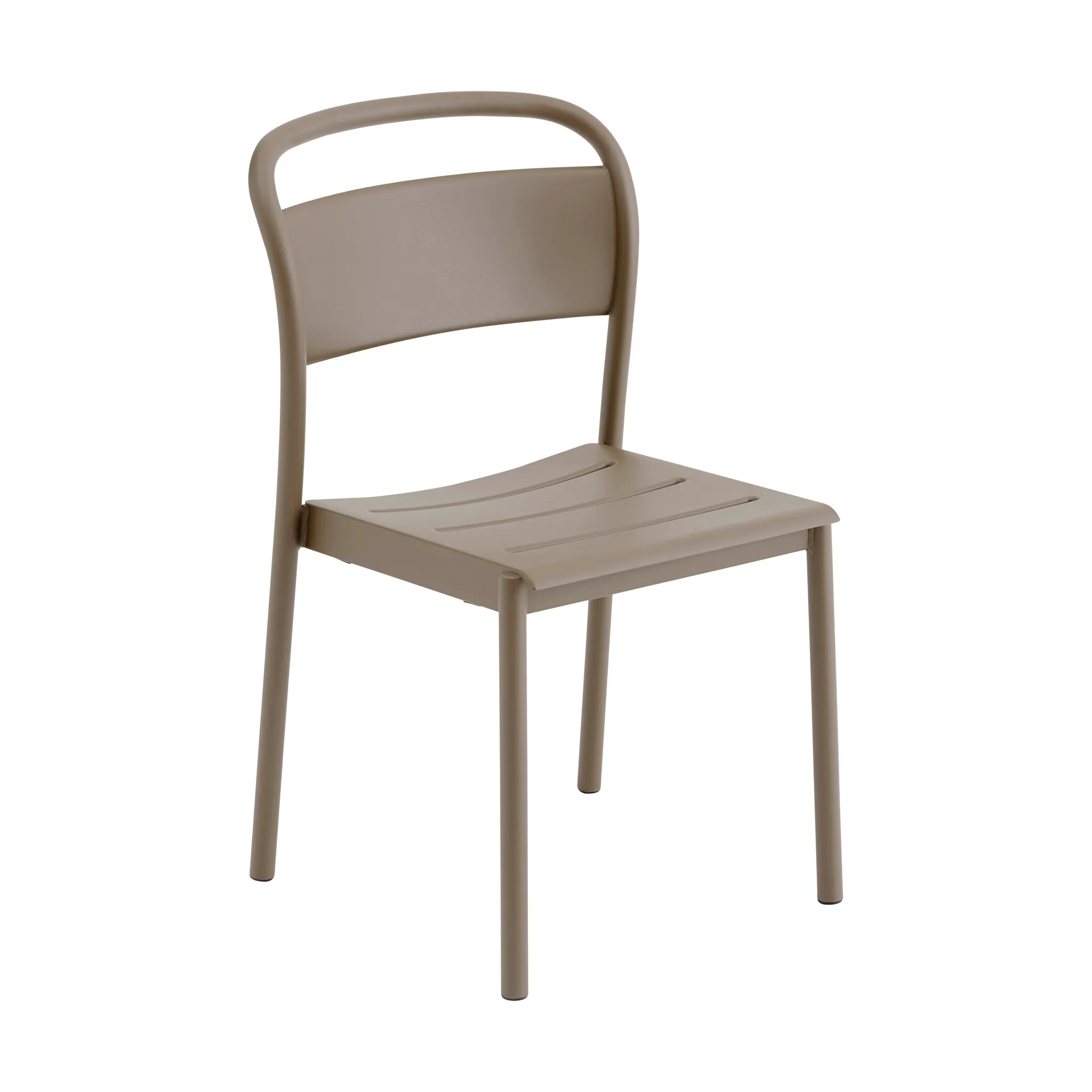 Linear steel side chair -tuoli, Taupe Muuto