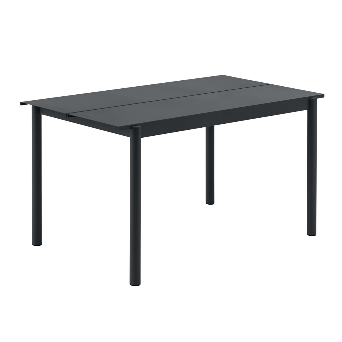 Muuto Linear steel table -pöytä 140 x 75 cm Musta