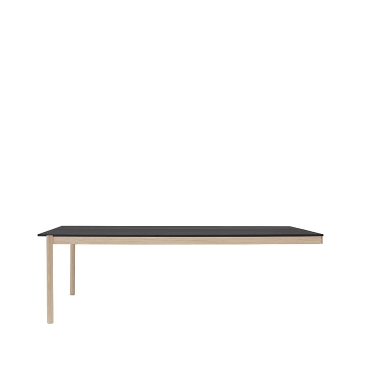 Linear System End Module -pöytä - Black-Oak 240 x 142 cm - Muuto