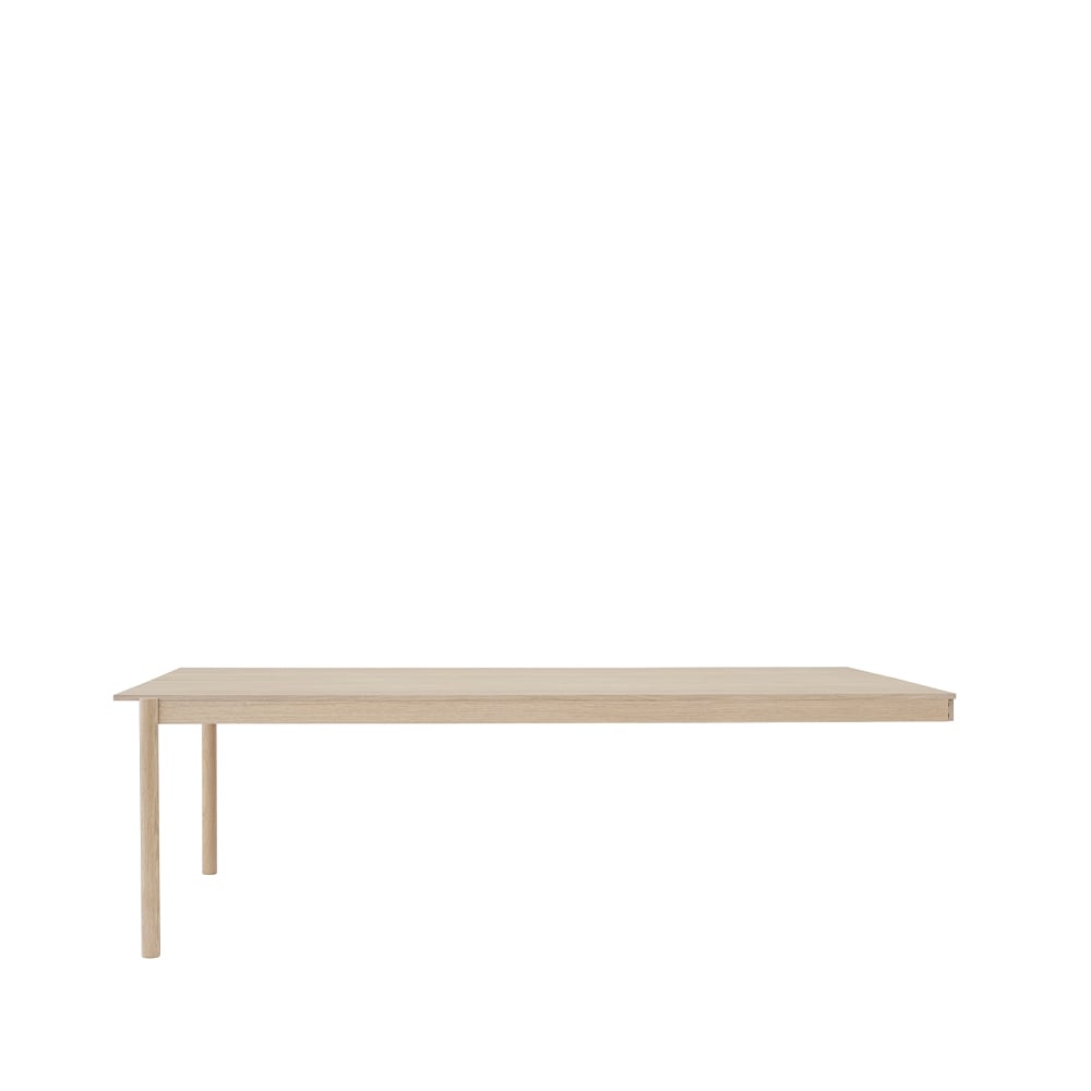 Muuto Linear System End Module -pöytä Oak veneer-Oak 240 x 142 cm