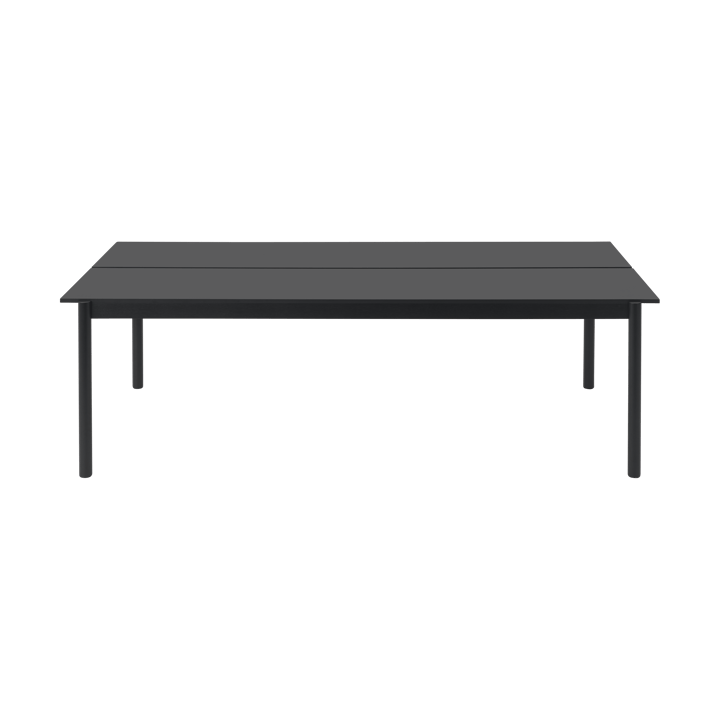 Linear System ruokapöytä 110x240 cm - Black nanolaminate-black-black - Muuto