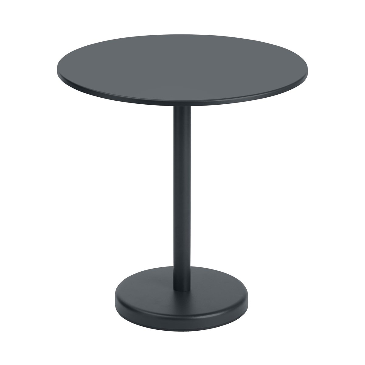 Muuto Linear teräspöytä 70 cm Black | Skandinaavinen Sisustus | Puutarhapöydät | Musta