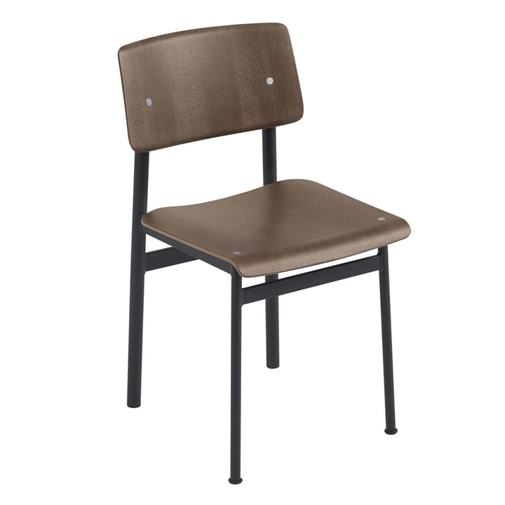 Loft Chair tuoli - Black-stained dark brown - Muuto