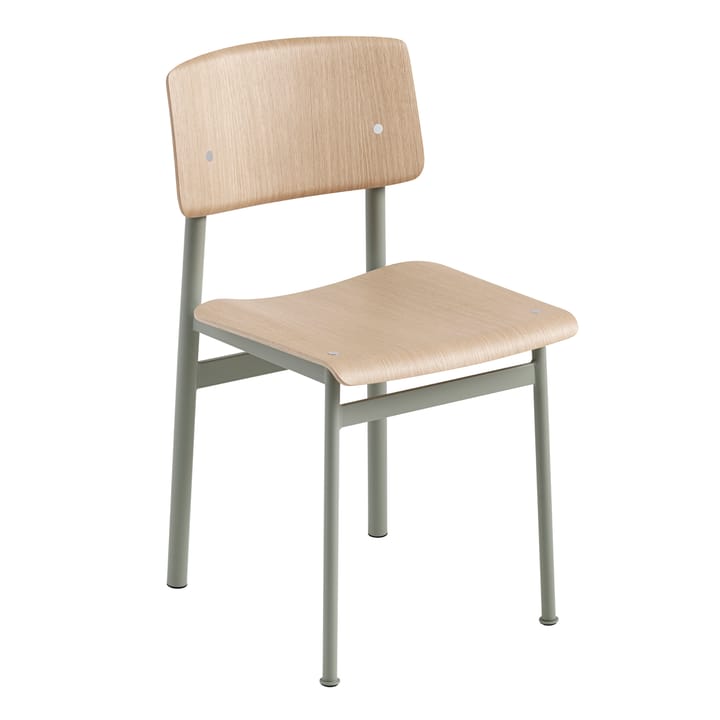 Loft Chair tuoli - dusty green-tammi - Muuto