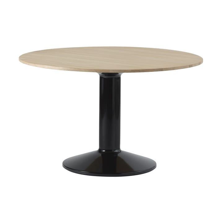 Midst pilaripöytä Ø 120 cm - Oiled Oak-Black - Muuto