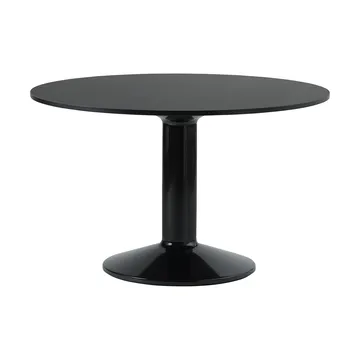 Midst pilaripöytä - Black nanolaminate-black, Ø120 cm - Muuto