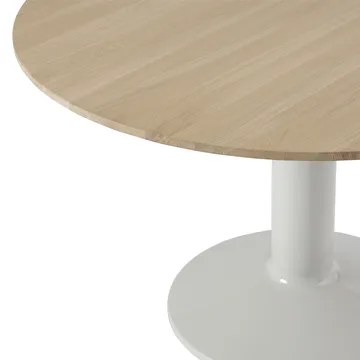 Midst pilaripöytä - Oiled oak-grey, Ø120 cm - Muuto