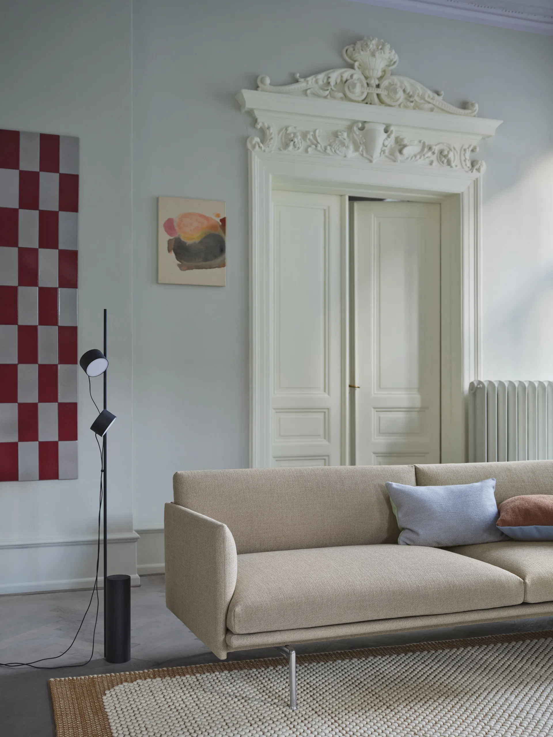 Mingle tyyny 35x55 cm, Light Blue-Mint Muuto