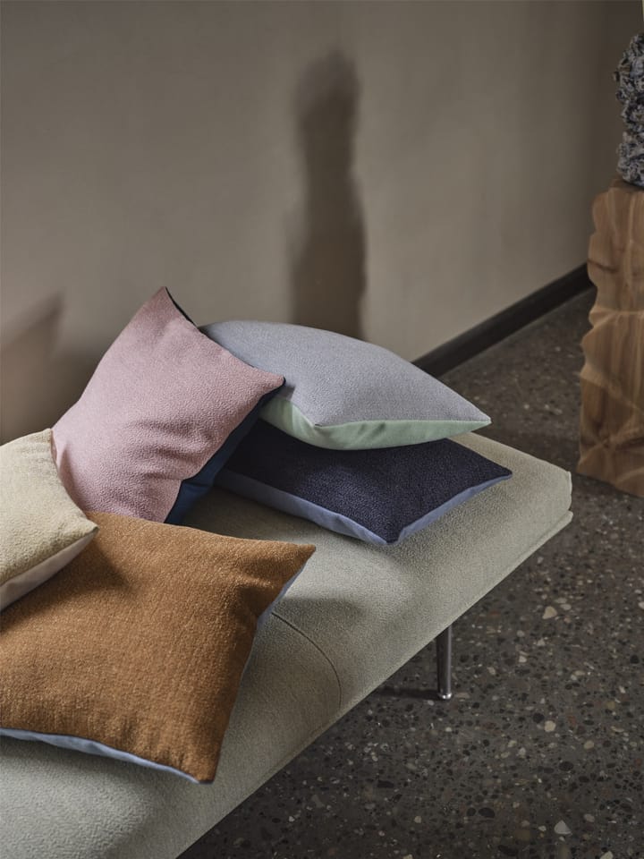 Mingle tyyny 45x45 cm, Copper Brown-Light Blue Muuto