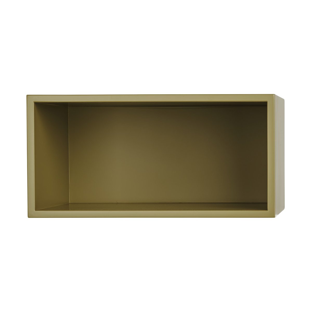 Muuto Mini stacked 2.0 hyllyjärjestelmä, small Brown-green