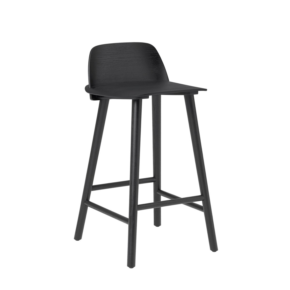 Muuto Nerd baarijakkara, 65 cm musta | Skandinaavinen Sisustus | Baarijakkarat | Musta