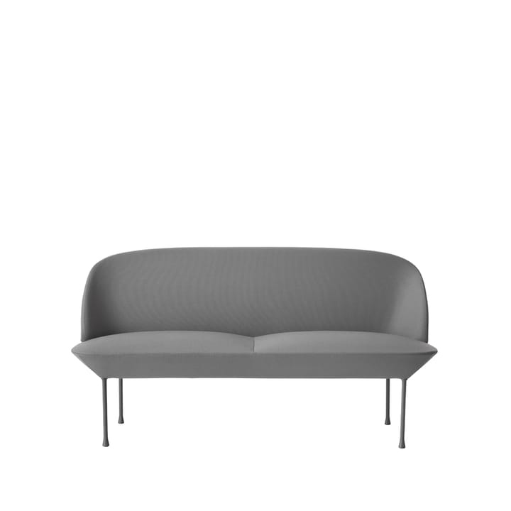 Oslo sohva 2-istuttava - Steelcut 160-Light grey - Muuto