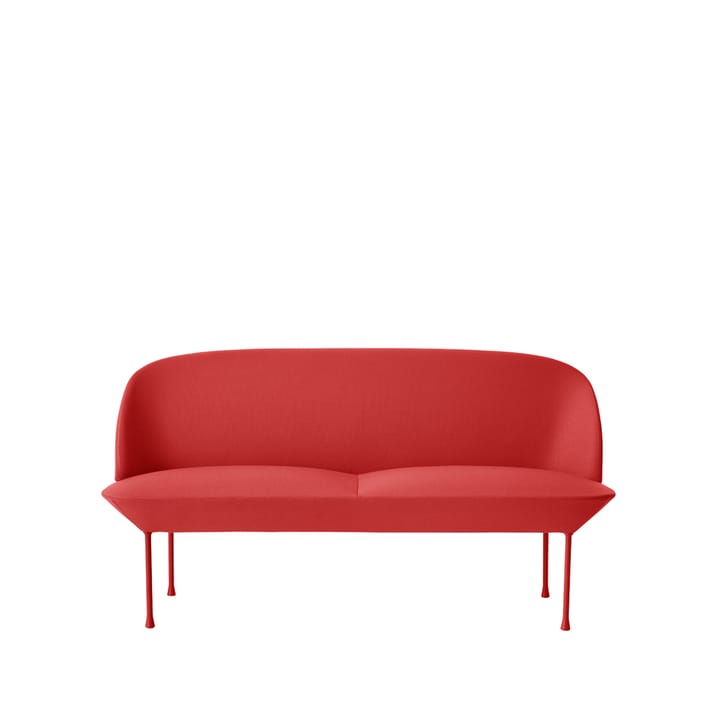 Oslo sohva 2-istuttava - Steelcut 660-Dark red - Muuto