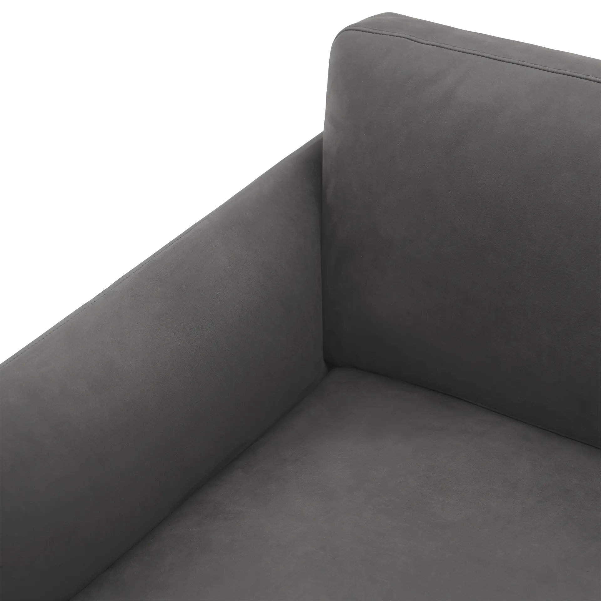 Outline 3:n istuttava nahkasohva, Grace leather Camel-musta jalat Muuto