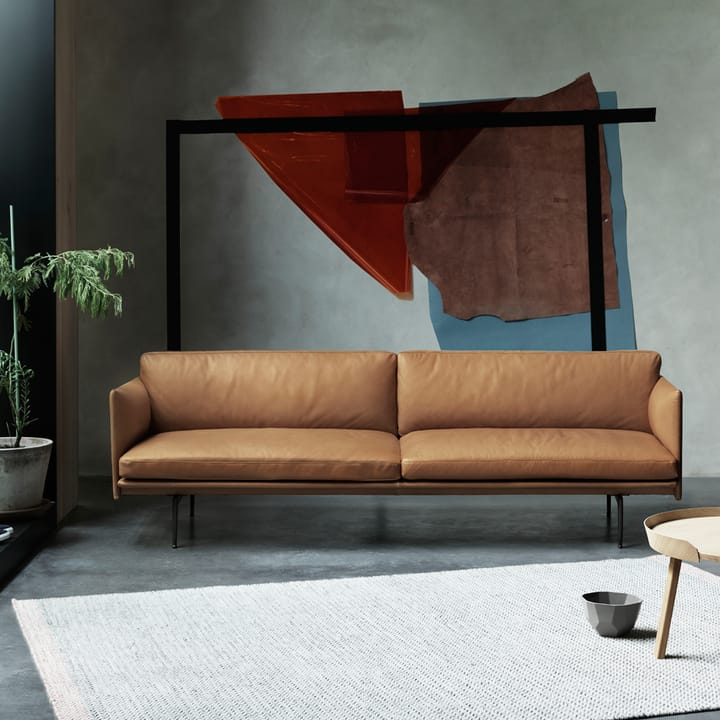 Outline sohva 2-istuttava, Fiord 961-Green Muuto