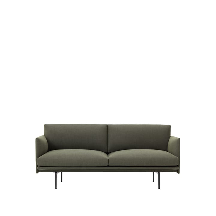 Outline sohva 2-istuttava - Fiord 961-Green - Muuto