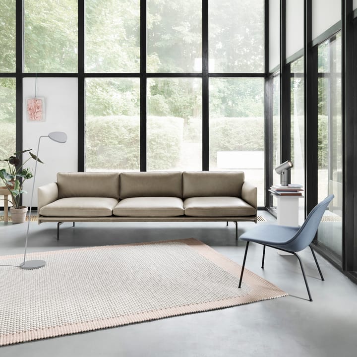 Pebble matto 200 x 300 cm, vaaleanpunainen Muuto